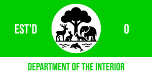 the Interior flag