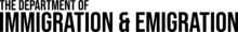 Immigration & Emigration wordmark